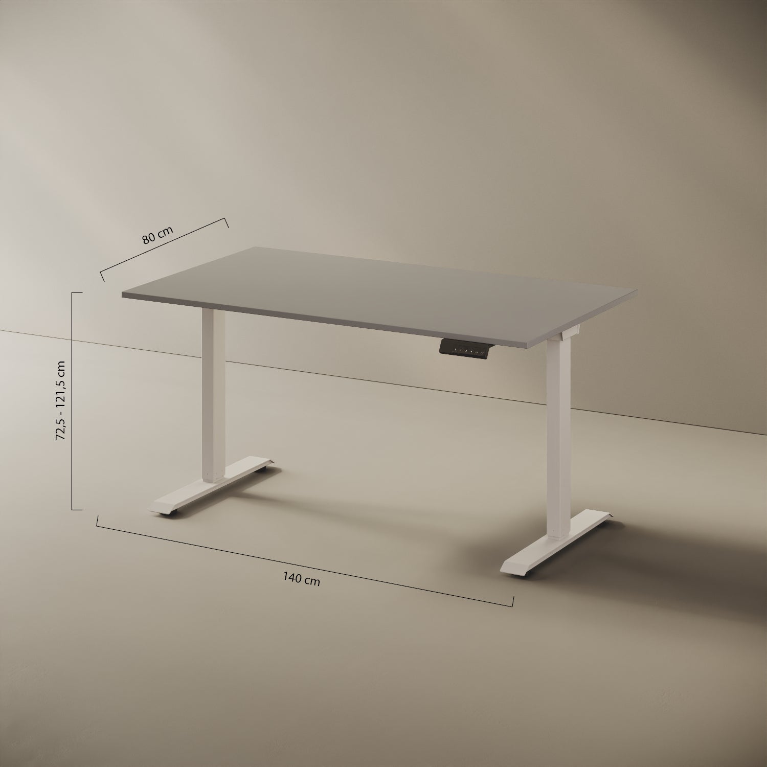 Scrivania Elevabile Up — dettaglio design e caratteristiche