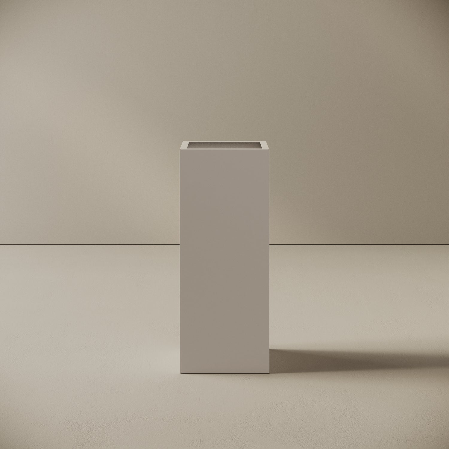 Portaombrelli ALL in metallo bianco, vista frontale — struttura metallica verniciata bianco opaco, design minimal