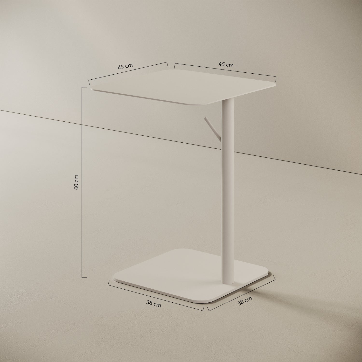 Tavolino da caffè Italia bianco — dettaglio design e caratteristiche del prodotto