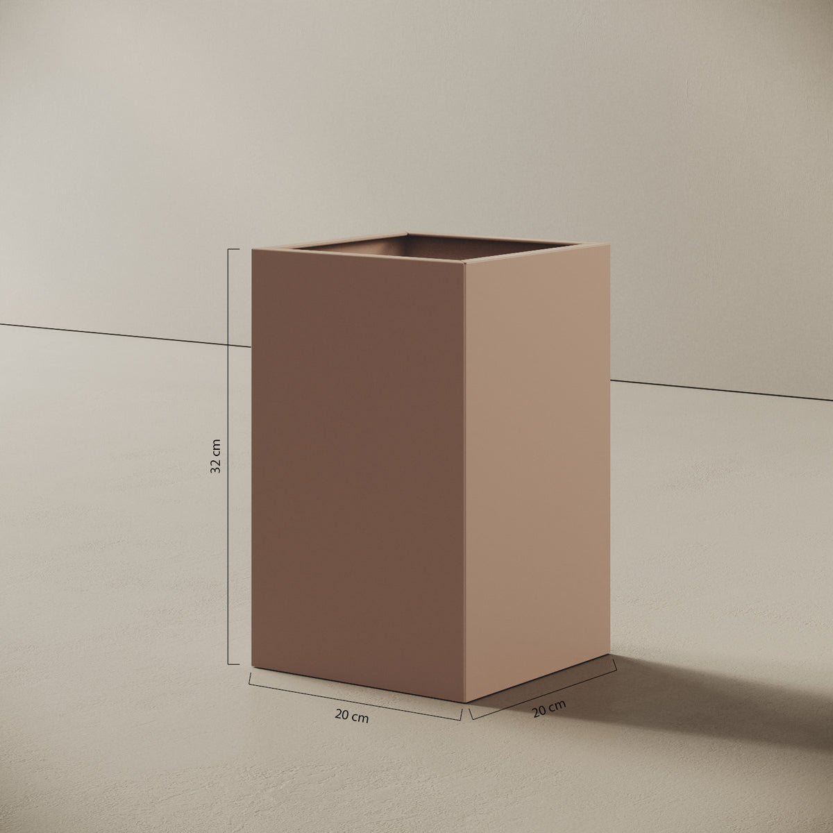 Cestino ALL — design minimal in metallo verniciato e caratteristiche costruttive del cestino portacarte