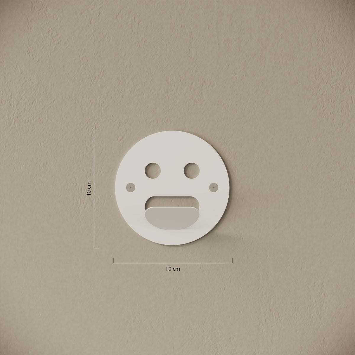 Appendiabiti da muro Smile — misure e caratteristiche