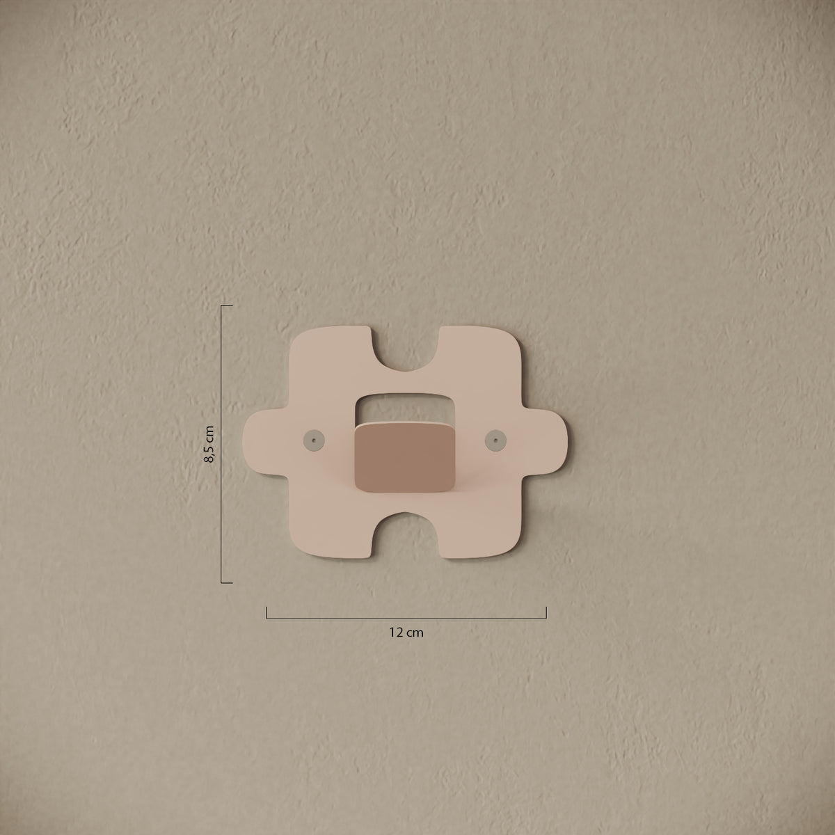 Appendiabiti da muro Puzzle — misure e caratteristiche