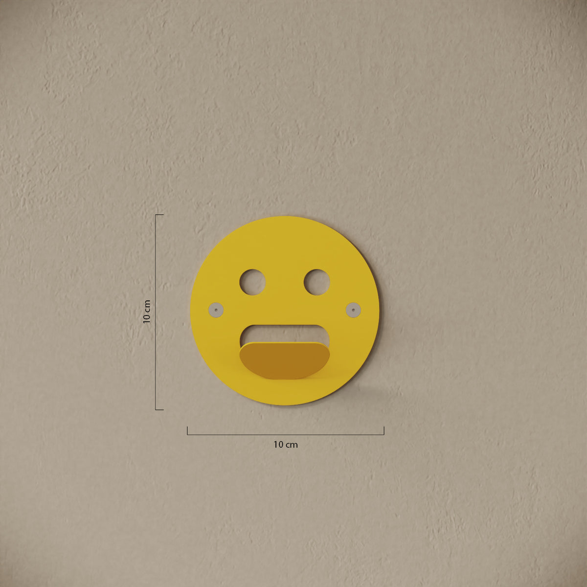 Appendiabiti da muro Smile — misure e caratteristiche