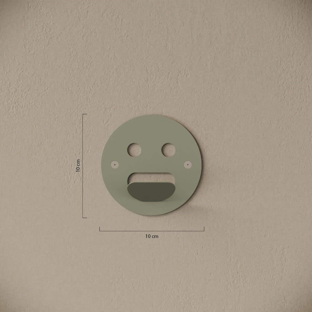 Appendiabiti da muro Smile — misure e caratteristiche