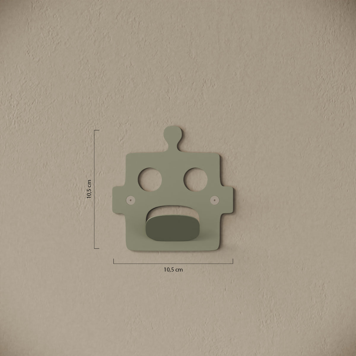Appendiabiti da muro Robot — misure e caratteristiche