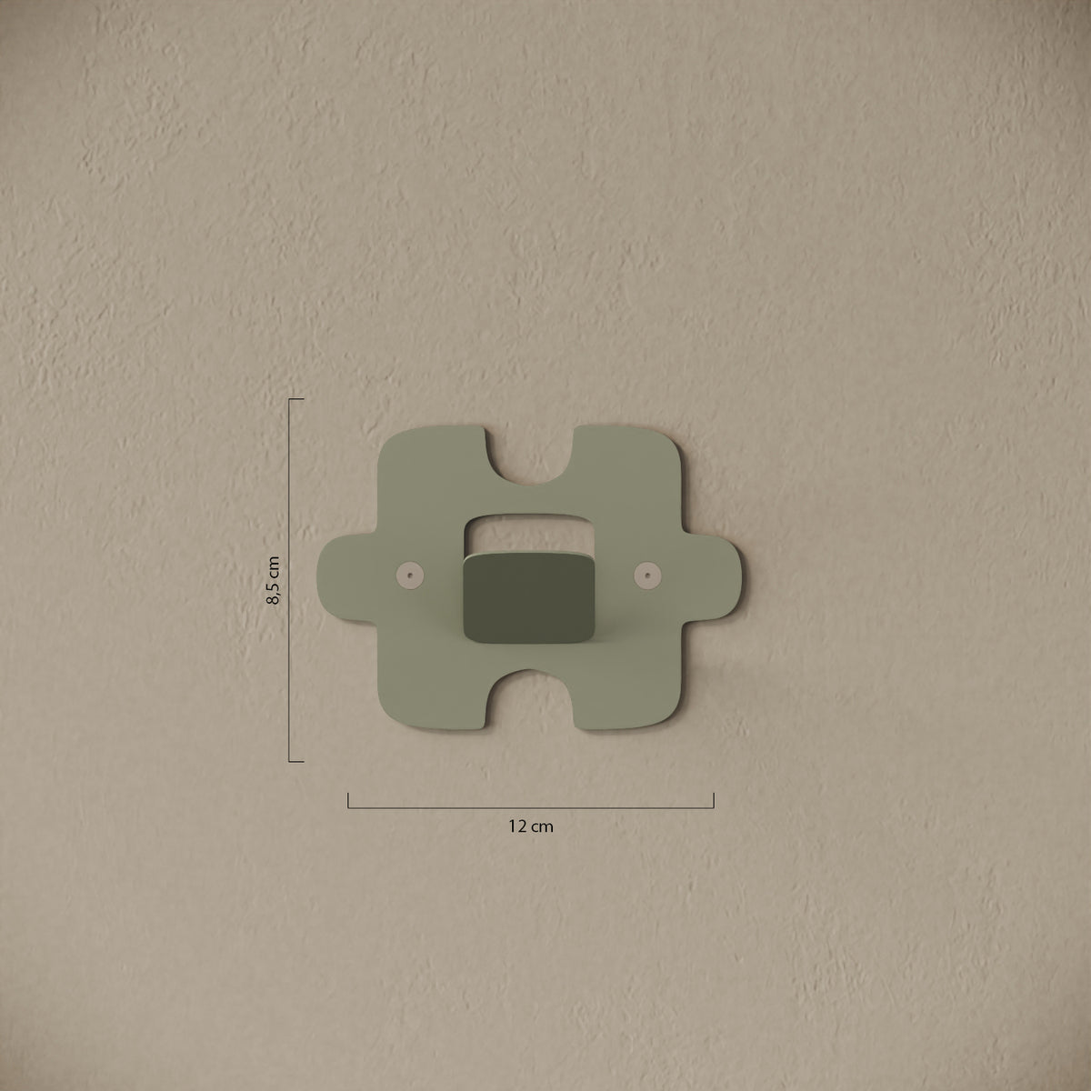 Appendiabiti da muro Puzzle — misure e caratteristiche