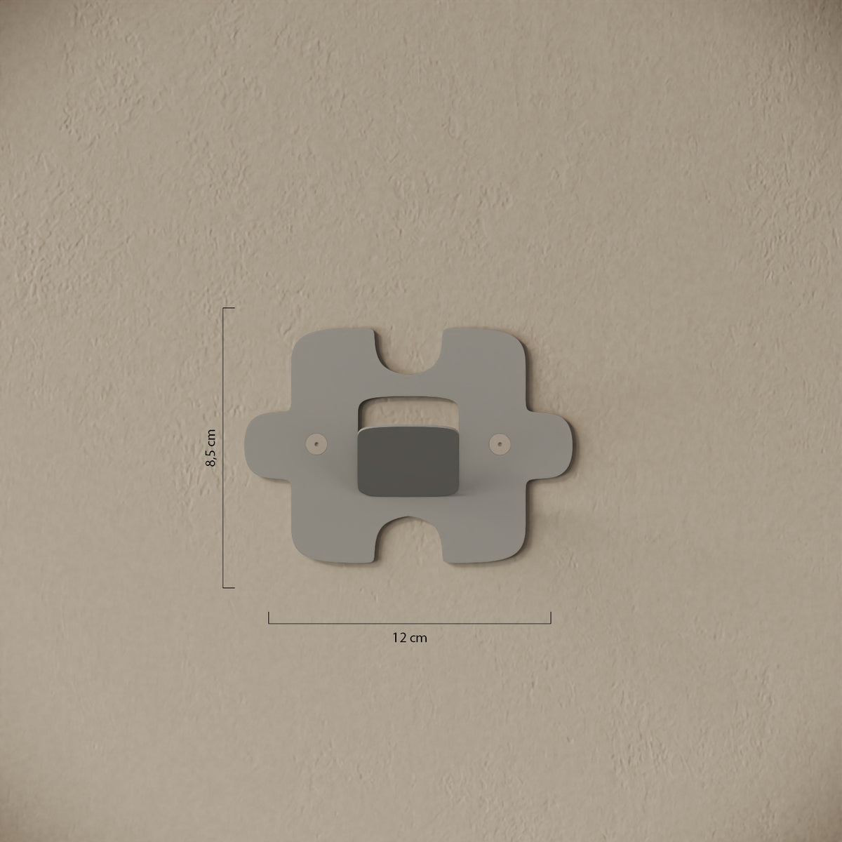 Appendiabiti da muro Puzzle — misure e caratteristiche