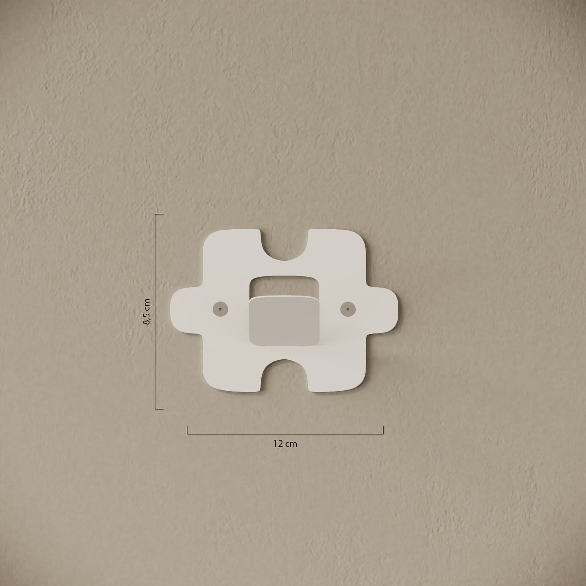 Appendiabiti da muro Puzzle — misure e caratteristiche