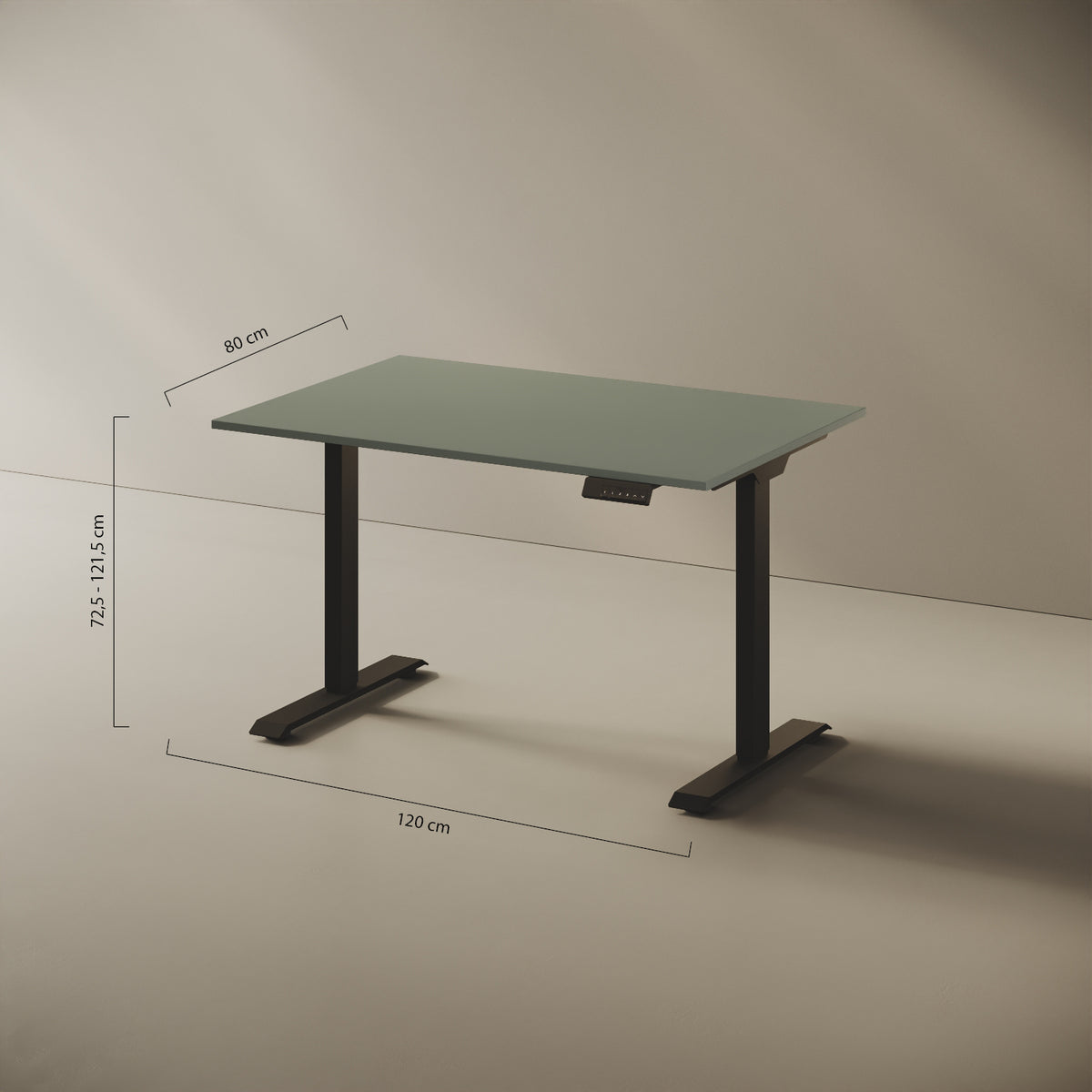 Scrivania Elevabile Up — caratteristiche tecniche del sistema sit-stand, regolazione da 65 a 130 cm