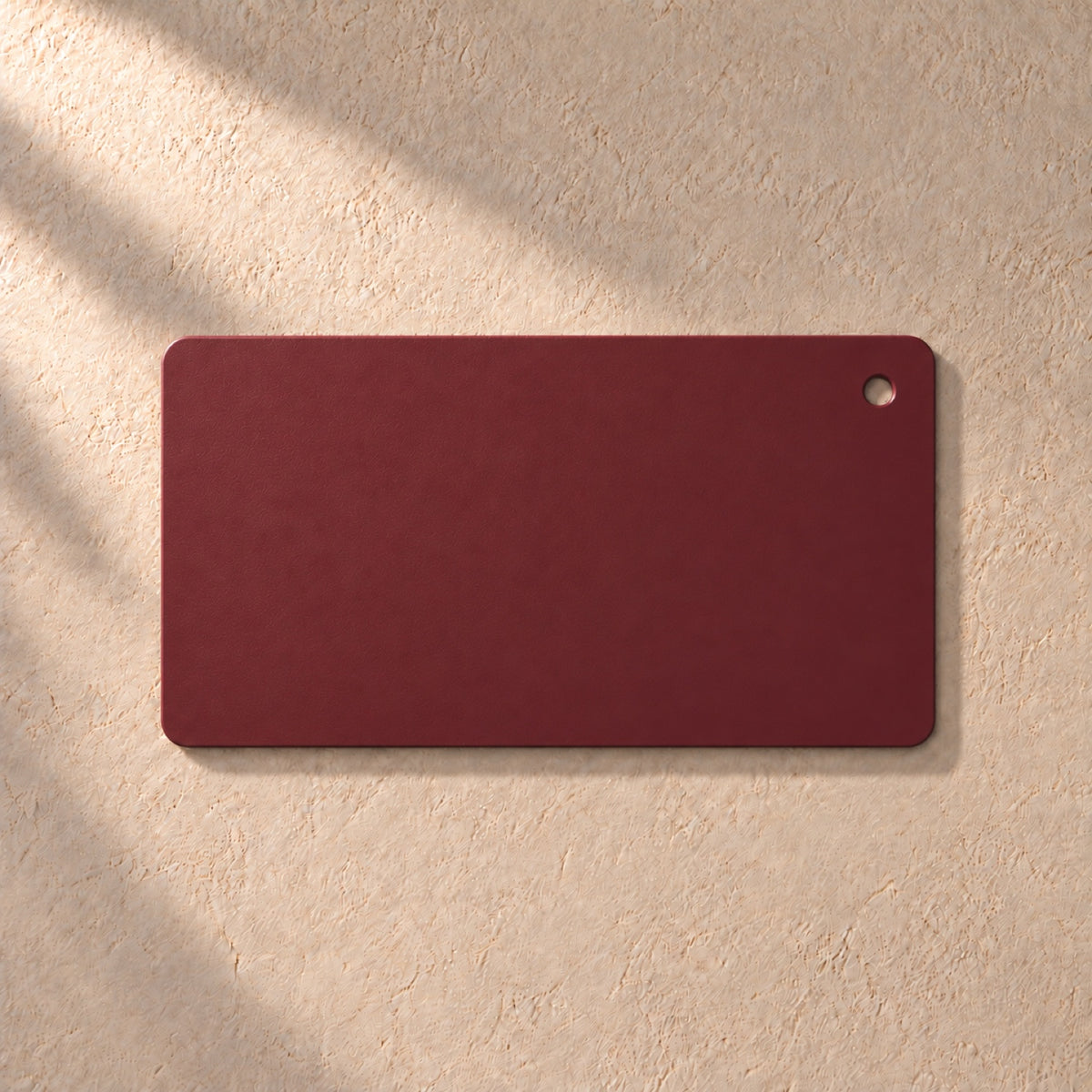 Campione colore Teto legno nobilitato rosso, vista 1