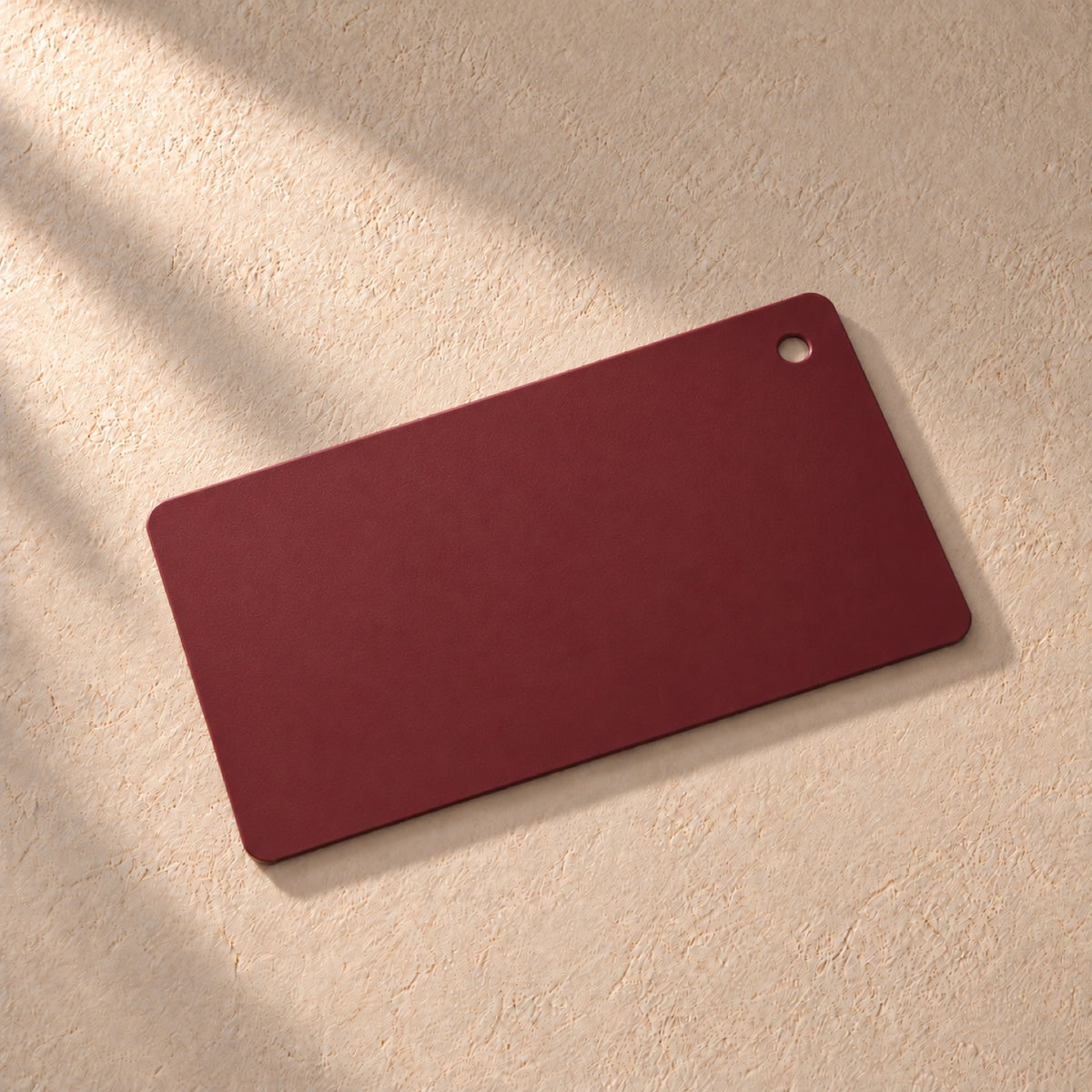 Campione colore Teto legno nobilitato rosso, vista 2