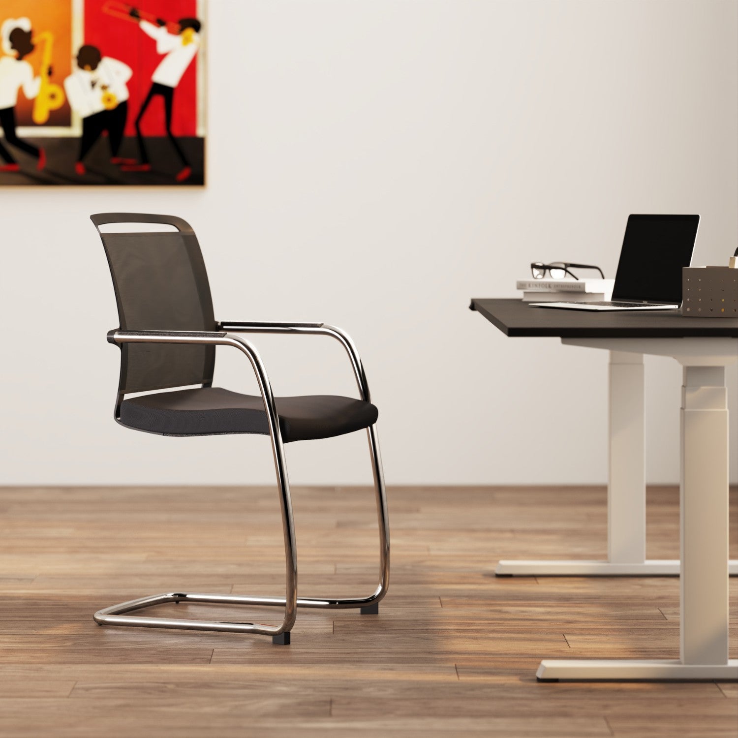 Sedia ergonomica da ufficio Vela Pro a slitta