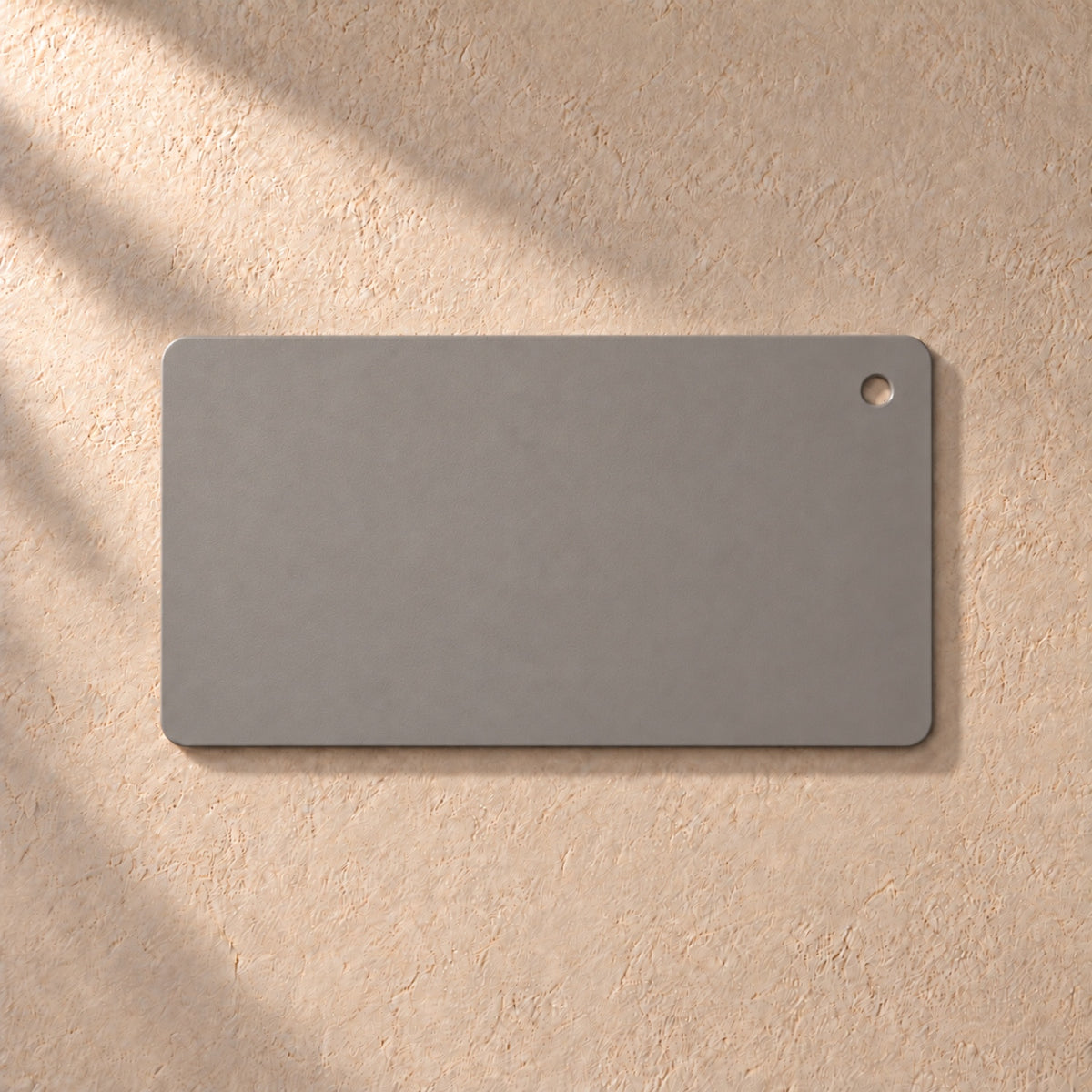 Campione colore Teto legno nobilitato grigio, vista 1