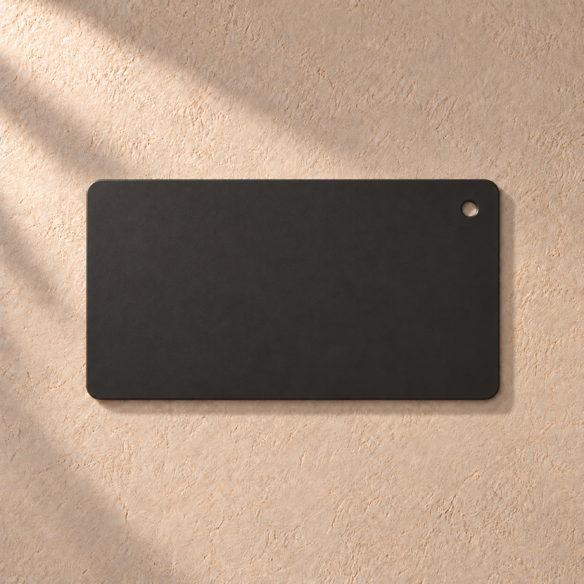 Campione colore Teto legno nobilitato nero, vista 1
