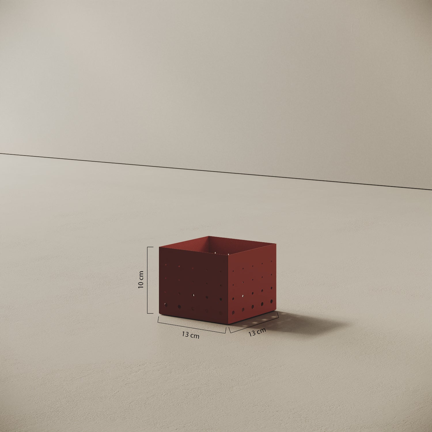 ALL portaoggetti — caratteristiche del modello grigio misura S, design minimale per scrivania o spazio di lavoro
